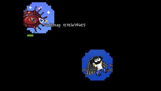 This Terraria boss fight is in DARKNESS (moded)