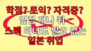 일본취업 하는데 무슨 스펙이 필요해, 진심으로 스펙 필요 없다