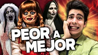 Las 9 PELICULAS de EL CONJURO de PEOR a MEJOR