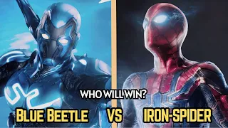 Iron Spider Vs Blue Beetle: Who Would Win? #IronSpider #BlueBeetle #IronSpiderVsBlueBeetle