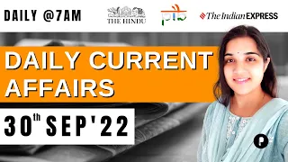 30 Sep Current Affairs 2022 | Daily Current Affairs | Current Affairs Today