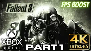 Fallout 3 Gameplay Walkthrough Part 1 | Xbox Series X|S Xbox 360 | 4K HDR (No Commentary Gaming)