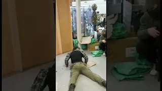 Turn with a machine gun in the lower position Разворот с пулеметом в нижнем положение от Сутаева