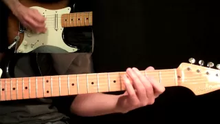 Stevie Ray Vaughan - Pride And Joy Close-Up Guitar Performance By Carl Brown