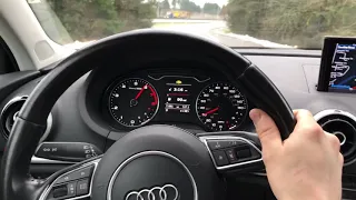 2017 Audi A3 2.0T POV acceleration and driving