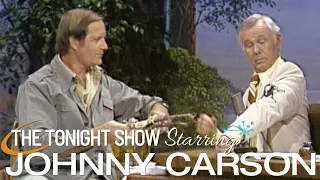 Classic Carson Moment When Jim Fowler Brings A Massive Beetle On The Show He Doesn't Know Can Fly!