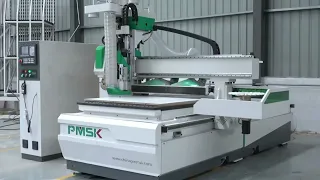 LEA48 ATC CNC router with lamello saw and side drilling machine.