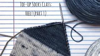 Short-Row Heel (part 1) - Toe-Up Sock Knitting Tutorial