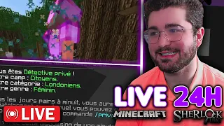 LIVE 24H - Minecraft tranquille into Sherlock UHC [8/05/2024]