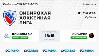 Кубок А.Д. Гаранина "Клиника 1+1" - "Сибиряк". ЛДС "Колос" . 18 марта 2023 г.