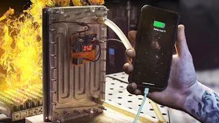 Заряжаем iPHONE огнем. DIY Зарядка от костра.