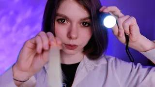 ❗ ASMR DOCTOR: late night exam 💗 reflex and skin check