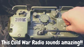 Close up of a Yugoslav Cold War era radio | RP-2M