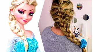 Trança da Elsa do Frozen - Priscila Guedes