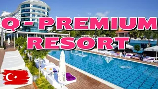 Q-Premium Resort 5 * обзор отеля  #Alanya #Турция #Okurcalar #Алания