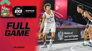 Germany 🇩🇪 vs France 🇫🇷 | Men 3RD Place Game | Full Game | FIBA 3x3 U23 World Cup 2023