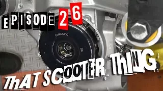 TST Ep. 26 - P200e Full Build, Part 3: Pinasco 225 Bull Clutch and 60mm crank