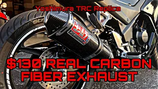 WATCH THIS BEFORE YOU BUY AN EXHAUST FOR YOUR BIKE | Yoshimura TRC Replica Review