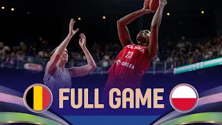 Belgium v Poland | Full Basketball Game | FIBA Women's EuroBasket 2025 Qualifiers