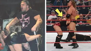 10 Men Wrestlers Shockingly Attacking Women In WWE