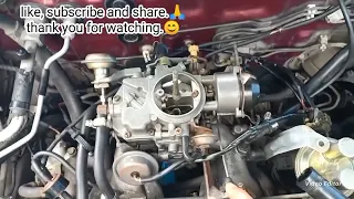 Paano mag set ng auto choke plate. Nissan Sentra Carburetor