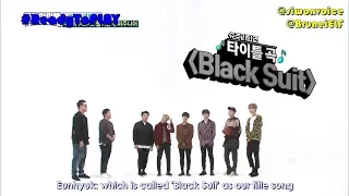 [ENGSUB] 171108 MBC Weekly Idol EP328 - how Super Junior introduce Black Suit