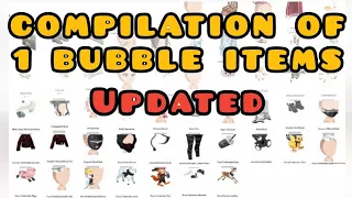 Highrise Virtual World | 1 BUBBLE ITEMS COMPILATION (NEW UPDATED) WORKING!!!