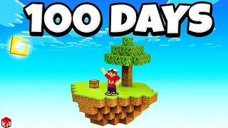 I Survived 100 Days in SKYBLOCK Minecraft @GamerMonjil