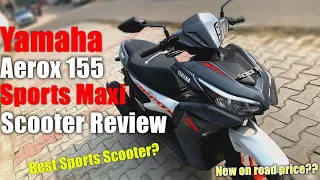 Yamaha aerox 155- The Fastest & Most Fun Sports scooter in India | Rachit verma #yamaha #youtube