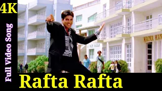 Rafta Rafta 4K Video Song | Police Force | Akshay Kumar | Raveena, Alka Yagnik HD