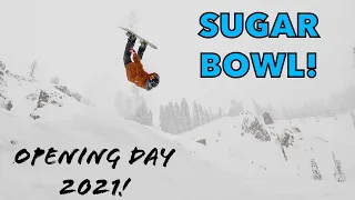 SUGAR BOWL RESORT OPENING DAY 2021-2022! (Lincoln Express Chair!)