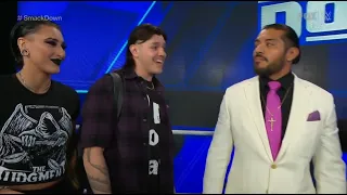 Dominik confronts Rey Mysterio backstage - WWE SmackDown February 24, 2023