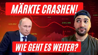 Kryptomarkt und Aktienmarkt CRASH - Russland und Ukraine als Auslöser. Wie geht es weiter?