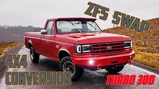 HOW TO: CONVERTING A CLASSIC OBS/BRICKNOSE FORD TO 4X4! EASY!