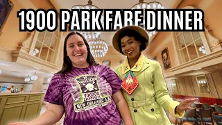 NEW DISNEY WORLD CHARACTER DINING- 1900 Park Fare Dinner Review