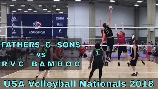 Fathers & Sons vs RVC Bamboo - Semifinals Men's A Division (USA Volleyball Nationals 2018)