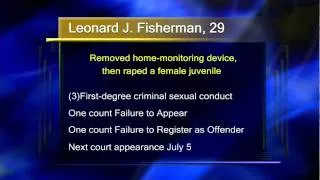 Leonard J  Fisherman, Jr  Charged with First degree Criminal Sexual Conduct   Lakeland News at Ten   June 29, 2011