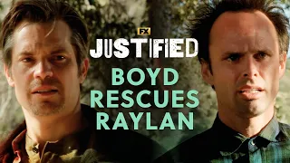 Boyd Rescues Raylan From Dickie Bennett - Scene | Justified | FX
