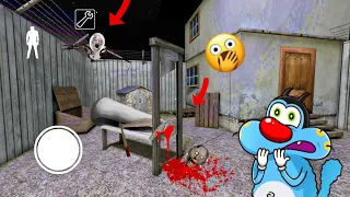 Granny's Head Was Cut Off By Guillotine in Granny Gameplay with Oggy and Jack Voice
