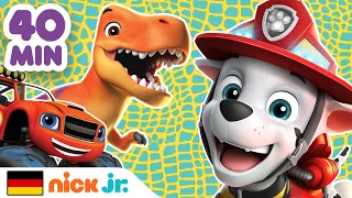 Blaze & PAW Patrol | 40 MINUTEN der coolsten Dino-Rettungen mit Blaze und der PAW Patrol! | Nick Jr.