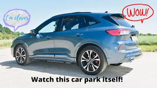 Watch the Ford Kuga Escape PHEV park itself!!!!