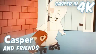 Casper’s Feisty Feline🐈 | Casper and Friends in 4K | 1 Hour Compilation | Cartoon for Kids