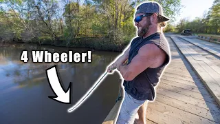 My Craziest Day Of Magnet Fishing Ever - Stolen 4 Wheeler Recovered With A Giant Magnet