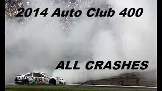 All NASCAR Crashes from the 2014 Auto Club 400