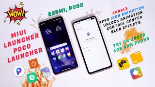 ENABLE APPS ICON ANIMATION & BLUR EFFECT | MIUI 13.5 SYSTEM LAUNCHER & POCO LAUNCHER 4.0 TRICKS