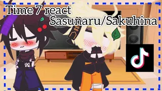 🍃༒Time 7+ Hinata react a SasuNaru e SakuHina༒🍃