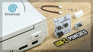 The Dream of USB-C Powered Dreamcast is HERE! (CleanPower by RetroSix)