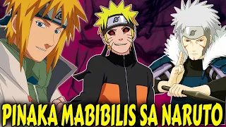 SINO ANG PINAKA MABILIS SA HISTORY NG NARUTO? || NARUTO TAGALOG REVIEW