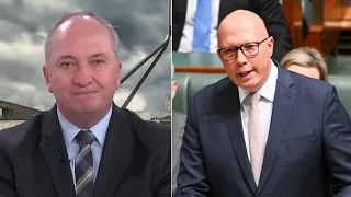 ‘Solid performance’: Barnaby Joyce hails Peter Dutton’s ‘brave’ budget reply