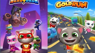 Tom Hero Dash vs Tom Gold Run: Gameplay and Walkthroughs for Android and iOS Games